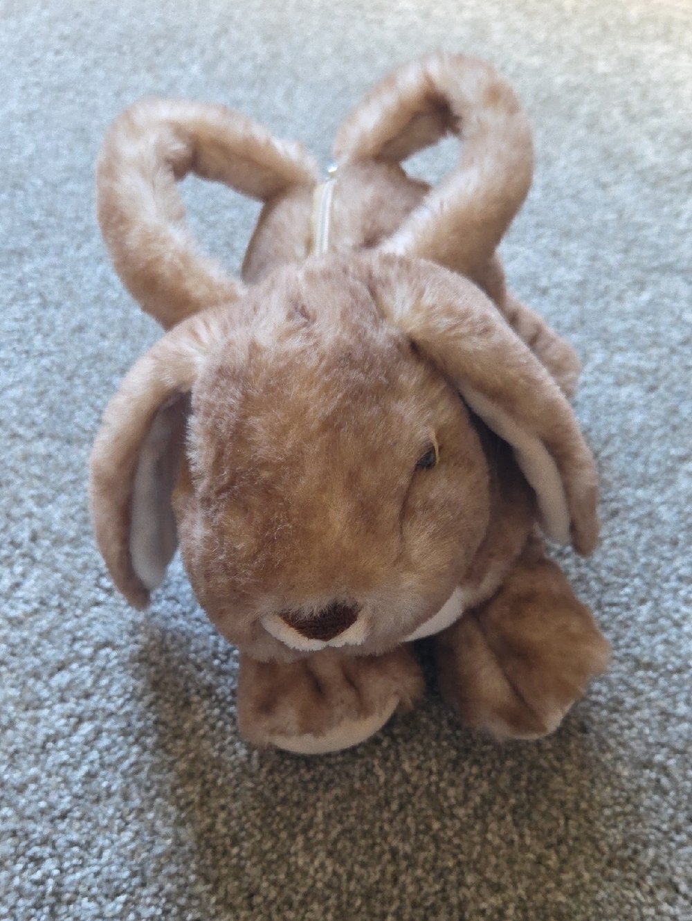 Brown Plush Bunny Purse